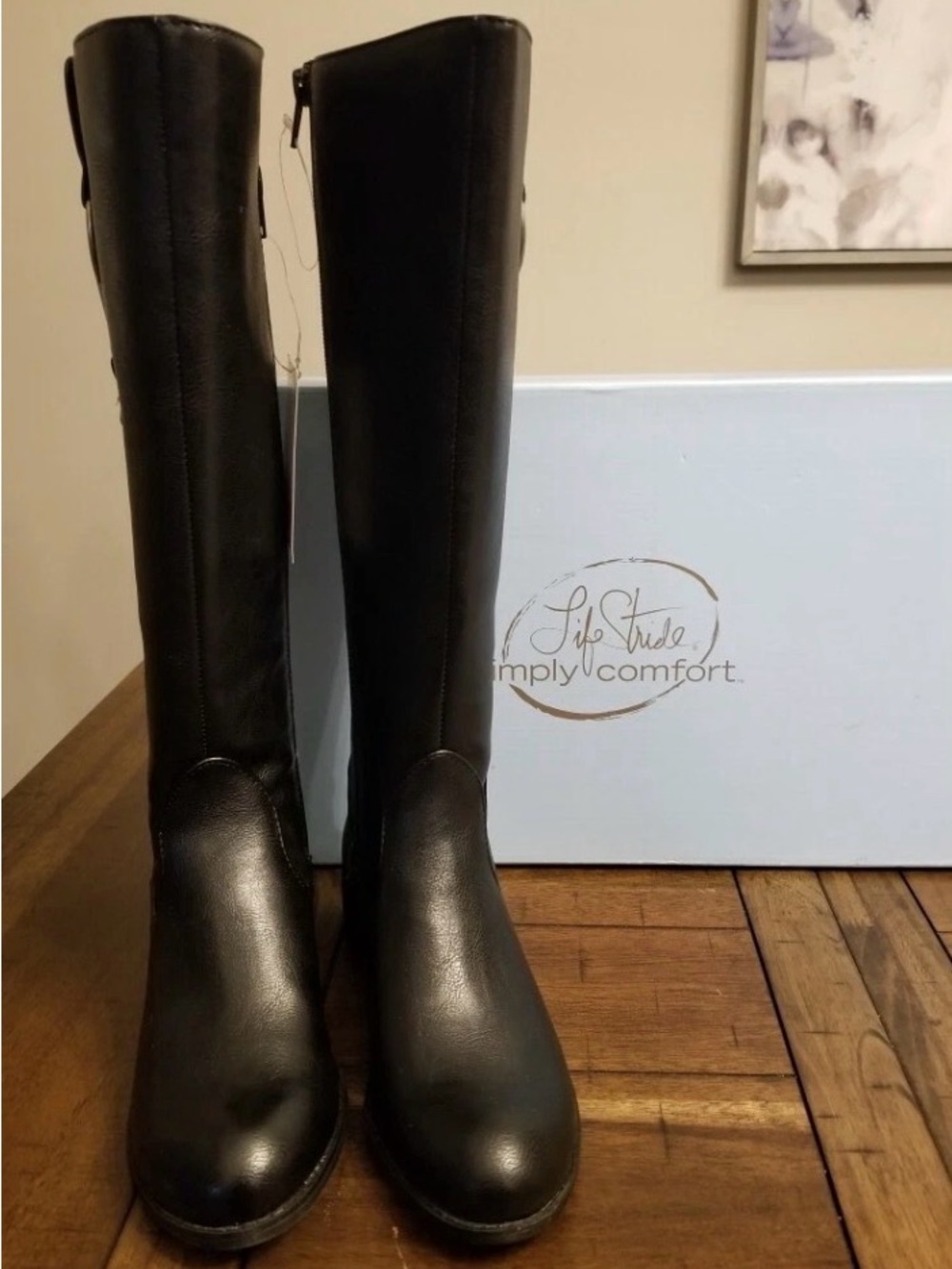 🥾 **NEW in Box | DISCONTINUED LifeStride Sikora Wide Calf Boots | Black | Size 7